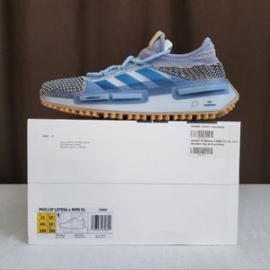 Size 11 - Adidas NMD_S1 x PHILLLLLTHY Mens Blue/Tan/Cream